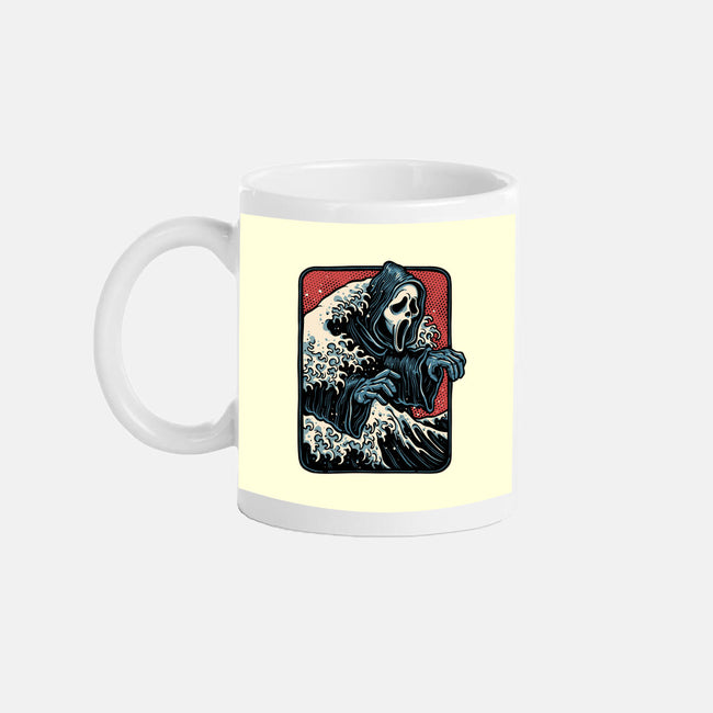 Ghost Wave-None-Mug-Drinkware-glitchygorilla