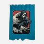 Ghost Wave-None-Polyester-Shower Curtain-glitchygorilla