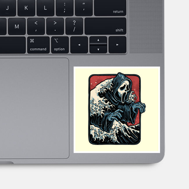 Ghost Wave-None-Glossy-Sticker-glitchygorilla