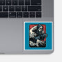 Ghost Wave-None-Glossy-Sticker-glitchygorilla