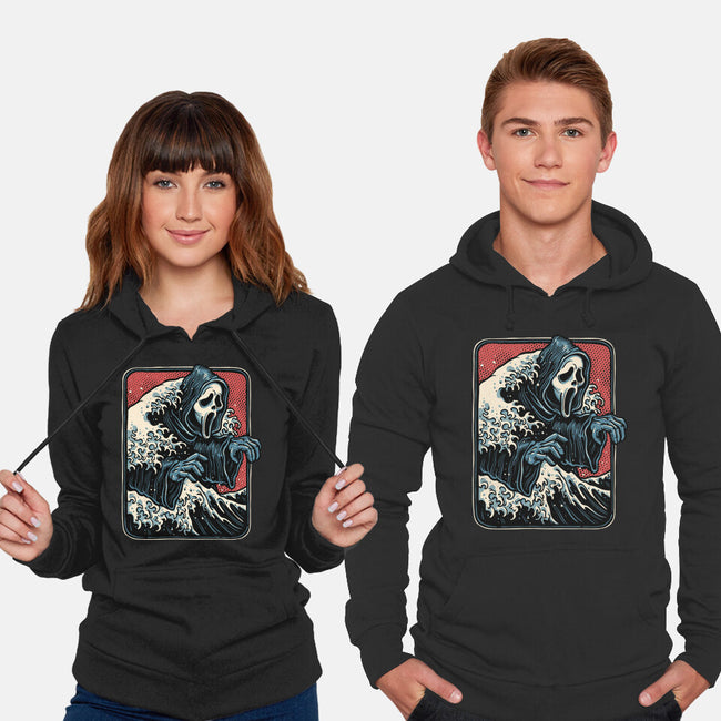 Ghost Wave-Unisex-Pullover-Sweatshirt-glitchygorilla