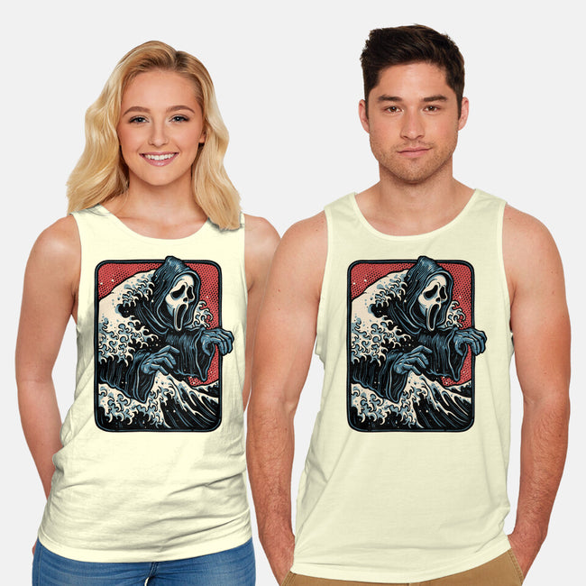 Ghost Wave-Unisex-Basic-Tank-glitchygorilla