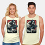 Ghost Wave-Unisex-Basic-Tank-glitchygorilla