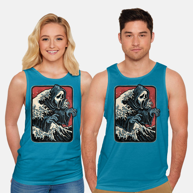 Ghost Wave-Unisex-Basic-Tank-glitchygorilla