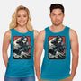 Ghost Wave-Unisex-Basic-Tank-glitchygorilla