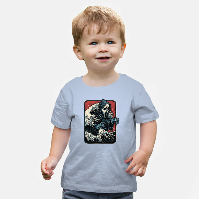 Ghost Wave-Baby-Basic-Tee-glitchygorilla