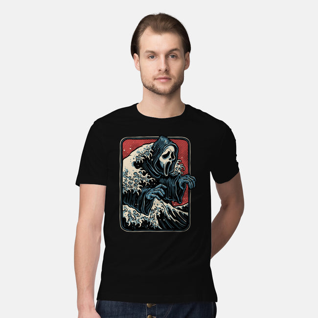 Ghost Wave-Mens-Premium-Tee-glitchygorilla