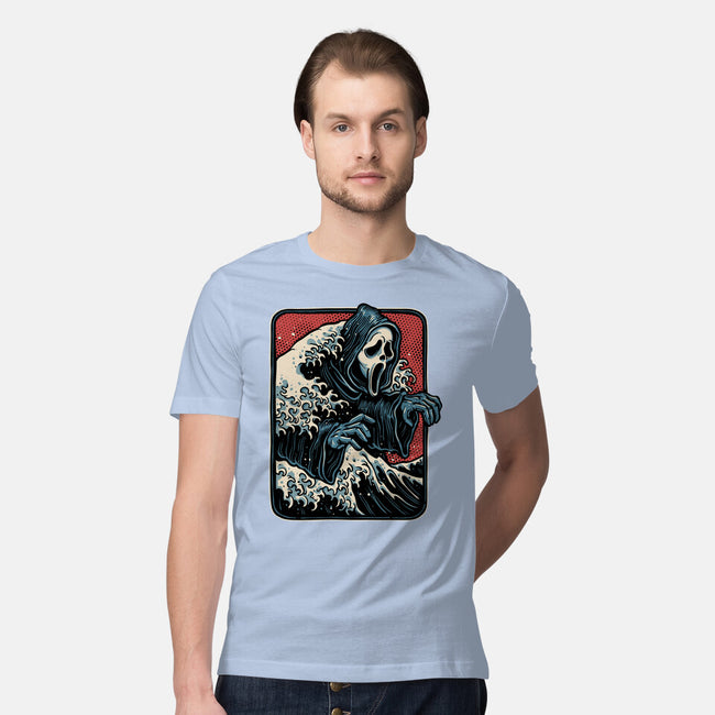 Ghost Wave-Mens-Premium-Tee-glitchygorilla