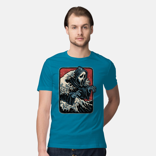 Ghost Wave-Mens-Premium-Tee-glitchygorilla