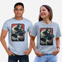 Ghost Wave-Unisex-Basic-Tee-glitchygorilla