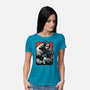 Ghost Wave-Womens-Basic-Tee-glitchygorilla