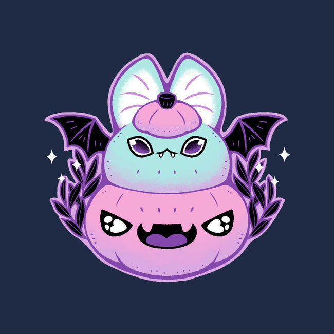 Halloween Pastel Goth Bat-Womens-Fitted-Tee-xMorfina