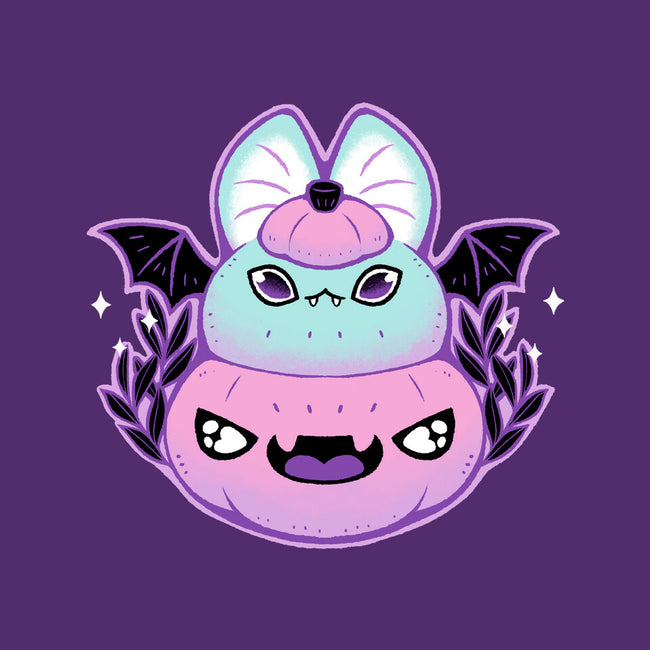 Halloween Pastel Goth Bat-None-Stretched-Canvas-xMorfina