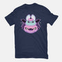 Halloween Pastel Goth Bat-Womens-Fitted-Tee-xMorfina