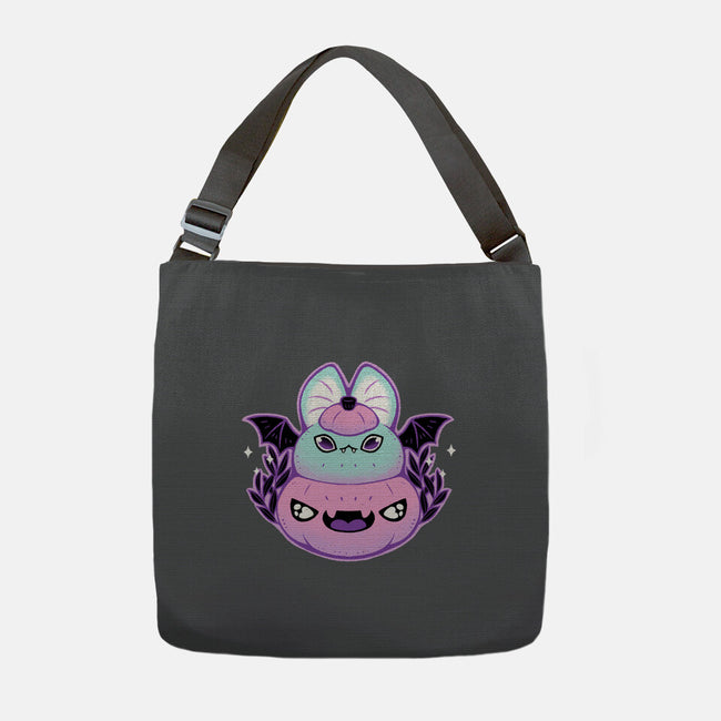 Halloween Pastel Goth Bat-None-Adjustable Tote-Bag-xMorfina