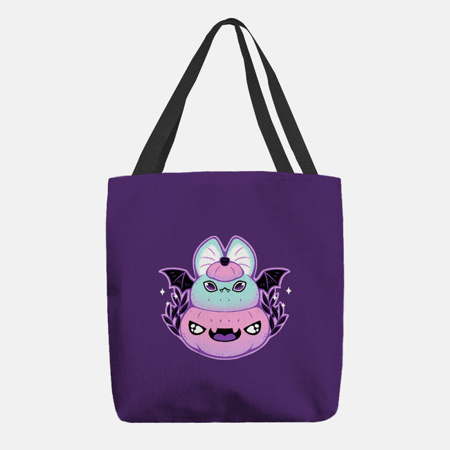 Halloween Pastel Goth Bat-None-Basic Tote-Bag-xMorfina