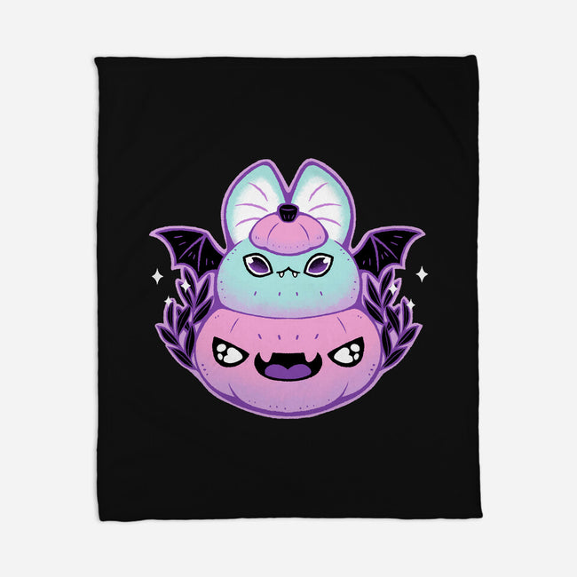Halloween Pastel Goth Bat-None-Fleece-Blanket-xMorfina