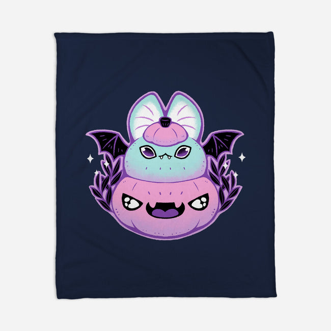 Halloween Pastel Goth Bat-None-Fleece-Blanket-xMorfina