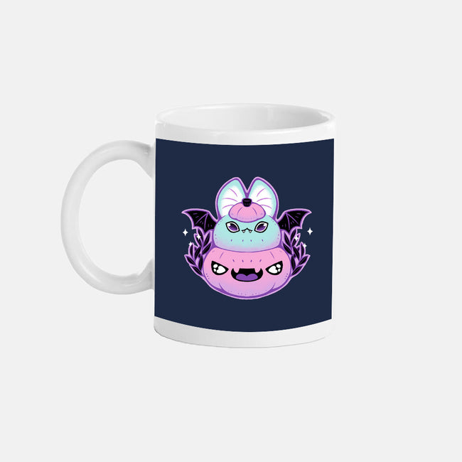 Halloween Pastel Goth Bat-None-Mug-Drinkware-xMorfina
