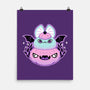 Halloween Pastel Goth Bat-None-Matte-Poster-xMorfina