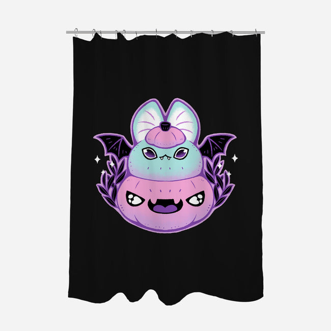 Halloween Pastel Goth Bat-None-Polyester-Shower Curtain-xMorfina