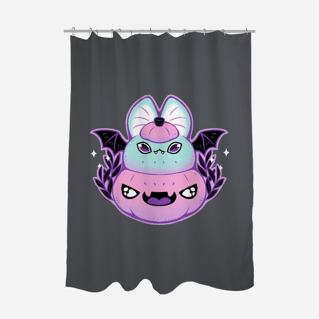 Halloween Pastel Goth Bat-None-Polyester-Shower Curtain-xMorfina