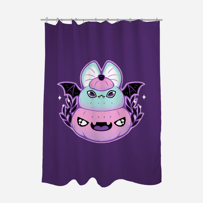 Halloween Pastel Goth Bat-None-Polyester-Shower Curtain-xMorfina