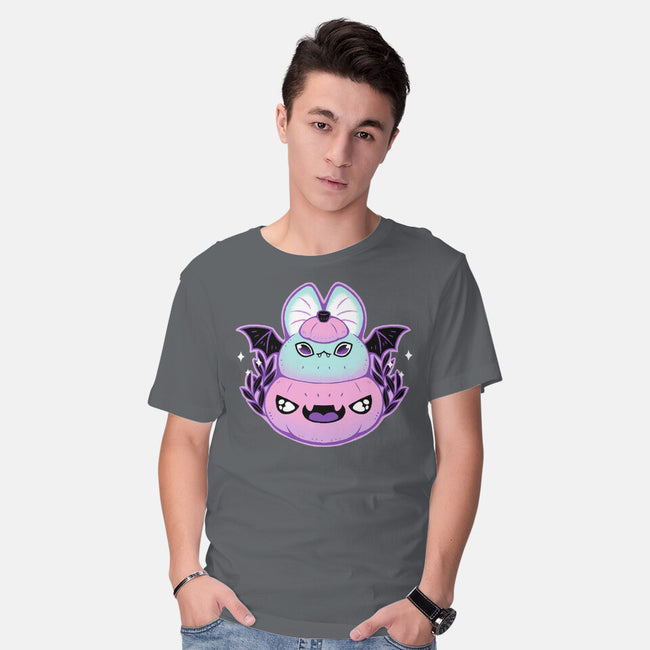 Halloween Pastel Goth Bat-Mens-Basic-Tee-xMorfina