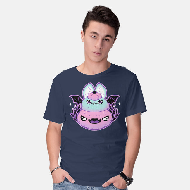 Halloween Pastel Goth Bat-Mens-Basic-Tee-xMorfina