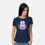 Halloween Pastel Goth Bat-Womens-Basic-Tee-xMorfina