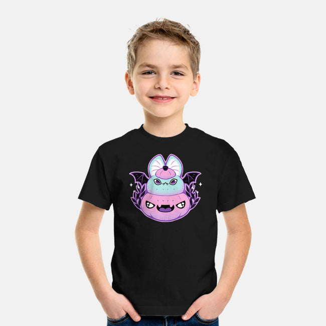 Halloween Pastel Goth Bat-Youth-Basic-Tee-xMorfina