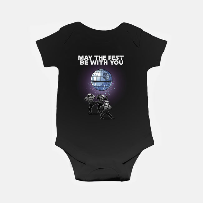May The Fest Be With You-Baby-Basic-Onesie-Lorets