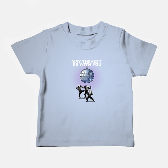 May The Fest Be With You-Baby-Basic-Tee-Lorets