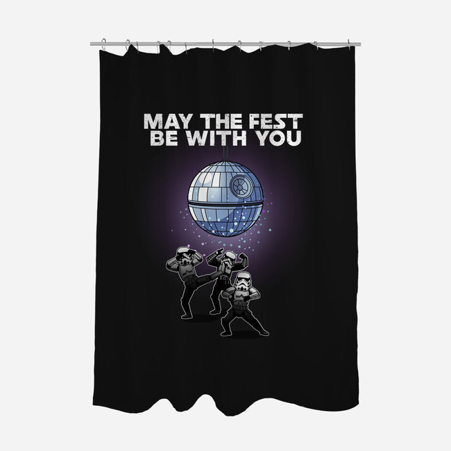 May The Fest Be With You-None-Polyester-Shower Curtain-Lorets