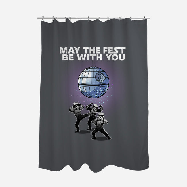 May The Fest Be With You-None-Polyester-Shower Curtain-Lorets