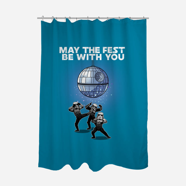 May The Fest Be With You-None-Polyester-Shower Curtain-Lorets