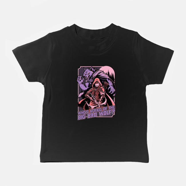 Redhood Wolf Hunter-Baby-Basic-Tee-Studio Mootant