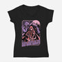 Redhood Wolf Hunter-Womens-V-Neck-Tee-Studio Mootant