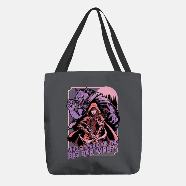 Redhood Wolf Hunter-None-Basic Tote-Bag-Studio Mootant