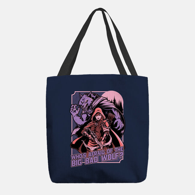 Redhood Wolf Hunter-None-Basic Tote-Bag-Studio Mootant