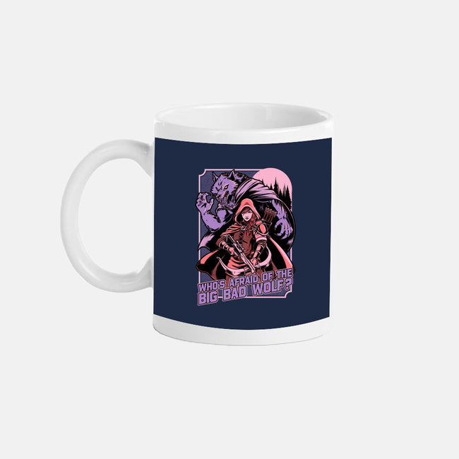 Redhood Wolf Hunter-None-Mug-Drinkware-Studio Mootant
