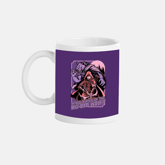 Redhood Wolf Hunter-None-Mug-Drinkware-Studio Mootant