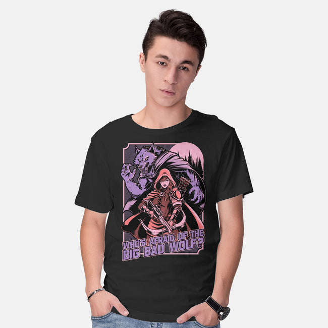 Redhood Wolf Hunter-Mens-Basic-Tee-Studio Mootant