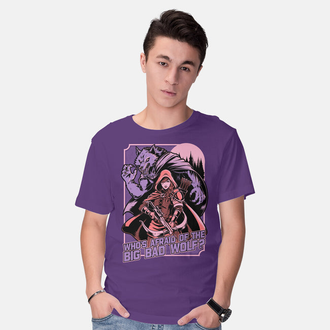 Redhood Wolf Hunter-Mens-Basic-Tee-Studio Mootant