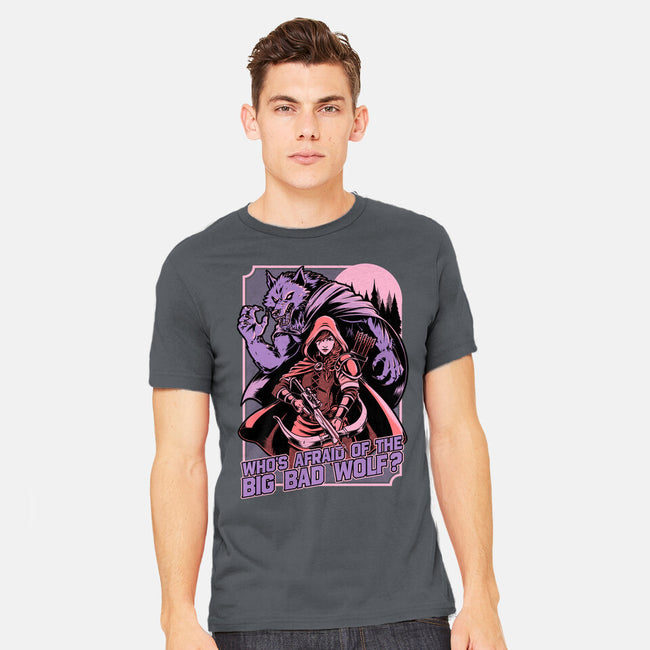 Redhood Wolf Hunter-Mens-Heavyweight-Tee-Studio Mootant