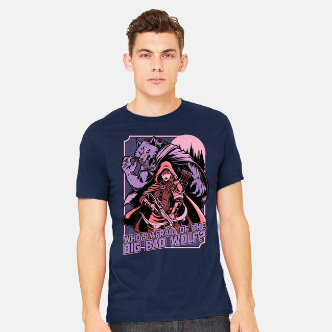 Redhood Wolf Hunter-Mens-Heavyweight-Tee-Studio Mootant