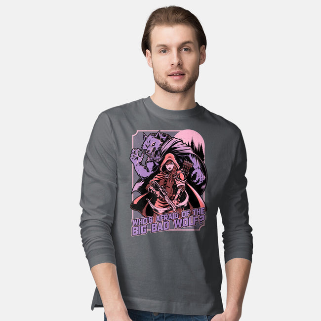 Redhood Wolf Hunter-Mens-Long Sleeved-Tee-Studio Mootant