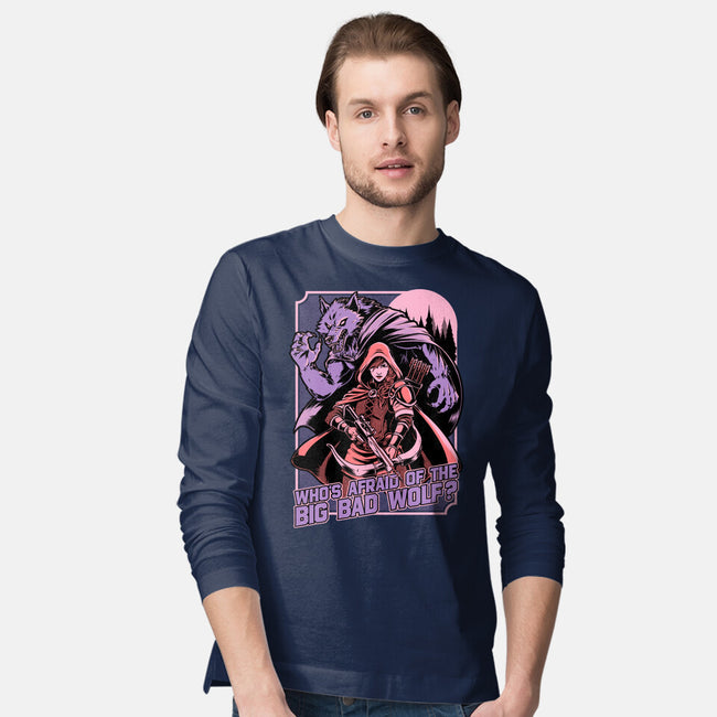 Redhood Wolf Hunter-Mens-Long Sleeved-Tee-Studio Mootant