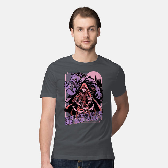 Redhood Wolf Hunter-Mens-Premium-Tee-Studio Mootant