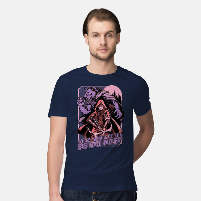 Redhood Wolf Hunter-Mens-Premium-Tee-Studio Mootant
